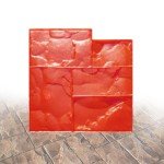 23.6" Concrete Texture Stamp Mat - Stone Patterns