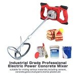 BriSunshine 2100W Handheld Cement Mixer Drill