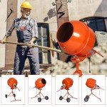 Portable 5 CU FT Electric Cement Mixer Machine