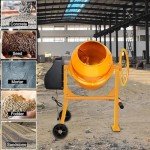 Portable 5 Cu Ft Electric Concrete Mixer