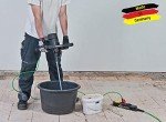 Portable Electric Concrete Mixer with Paddle, 9.5 Amp