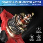 Portable Electric Cement Mixer with Adjustable Speed