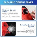 Portable Electric Cement Mixer with Adjustable Speed
