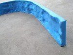 Concrete Stone Rock Edge Form Liner - 6" High