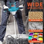 Portable 2100W Electric Cement Mixer with Gloves