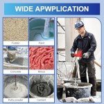 Portable Electric Cement Mixer with Adjustable Speed