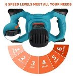 Portable 2100W Electric Cement Mixer with Gloves