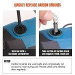 Portable 2100W Electric Cement Mixer with Gloves