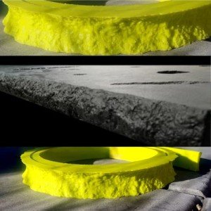 Chiseled Edge Concrete Countertop Form Liners