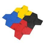 4PC Realistic Concrete Stamping Mats with Handles