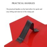 4PC Realistic Concrete Stamping Mats with Handles