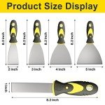 5-Piece Putty Knife Set for Wall Repair