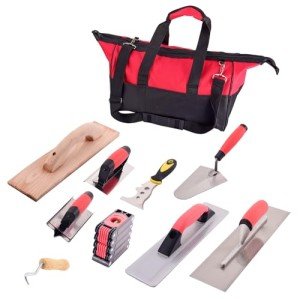 10-Piece Masonry Tool Set with Carry Bag