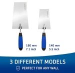 HOGARD Stainless Steel Flat Margin Trowel Tool