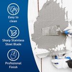 HOGARD Stainless Steel Flat Margin Trowel Tool