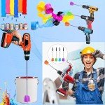 4 PCS Silicone Epoxy Mixer Paddles for Drill