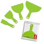 4 Pack Flexible Plastic Putty Knives