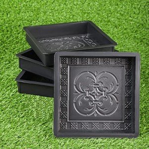 Cobblestone Concrete Molds Set for Pathways 4 pcs