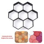 Reusable Hexagon Concrete Path Mold for Gardens