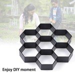 Reusable Hexagon Concrete Path Mold for Gardens
