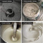 VOTOER 2100W Electric Concrete Mixer with 6 Speeds