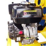 9 CF Towable Electric Cement Mixer, 13 HP