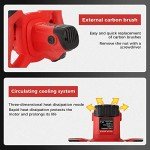 VOTOER 2100W Electric Concrete Mixer with 6 Speeds