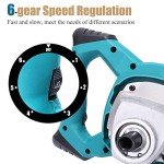 Electric Handheld Concrete Mixer with 6 Gears