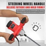 2100W Handheld Electric Concrete Mixer with 6 Speeds