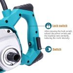 Electric Handheld Concrete Mixer with 6 Gears