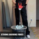 2100W Handheld Electric Concrete Mixer with 6 Speeds