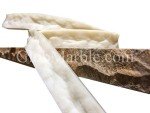 GlobMarble 2" x 8' Concrete Edge Form Liners