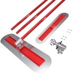 48"x12" Concrete Bull Float and Finishing Trowel Kit