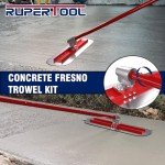 48"x12" Concrete Bull Float and Finishing Trowel Kit