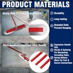 48"x12" Concrete Bull Float and Finishing Trowel Kit
