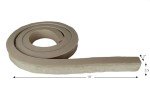 Stone Master Molds Chiseled Edge Concrete Countertop Edge Form Liner 10'x2.5"x2", Recycled Material