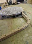 Stone Master Molds Chiseled Edge Concrete Countertop Edge Form Liner 10'x2.5"x2", Recycled Material