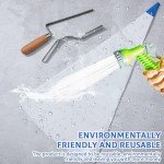 Flutesan 9 Pcs Tile Grout Masonry Mortar Bag Set Include 6 Pcs 12" x 24" Cement Sealer Bag Concrete Grouting Bag 1 Pcs Brick Jointer 1 Pcs Tuck Pointers 1 Pair Gloves for Tile Filler Installation Tool