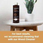 Furniture Clinic Wood Stain | Multiple Finishes | Fast Drying | Indoor and Outdoor Furniture and More | Water Based, Low Odor, Non-Toxic | Polyurethane| Rosewood (8.5oz / 250ml)