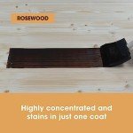 Furniture Clinic Wood Stain | Multiple Finishes | Fast Drying | Indoor and Outdoor Furniture and More | Water Based, Low Odor, Non-Toxic | Polyurethane| Rosewood (8.5oz / 250ml)