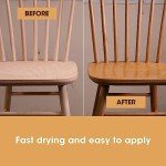Furniture Clinic Wood Stain | Multiple Finishes | Fast Drying | Indoor and Outdoor Furniture and More | Water Based, Low Odor, Non-Toxic | Polyurethane| Rosewood (8.5oz / 250ml)