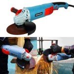 WoHenHao 7 Inch Concrete Grinder Set, with Dust Extraction Shroud and Diamond Grinding Wheel, Tile Adhesive Removal Machine