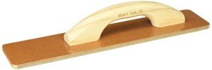 Kraft Tool CF505 16"x3-1/2" SE Laminated Canvas-Resin Hand Float w/Wood Handle