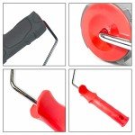 Nichiyo 10'' Patterned Paint Roller for Wall Decoration Classic Brick Embossing Texture Rubber Roller Decorative Household DIY Paint Art Tool for Wall Decoration (EG725T)