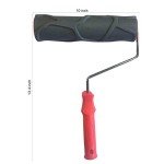 Nichiyo 10'' Patterned Paint Roller for Wall Decoration Classic Brick Embossing Texture Rubber Roller Decorative Household DIY Paint Art Tool for Wall Decoration (EG725T)