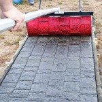 MARSHALLTOWN Rock'N'Roller, Concrete Roller Border, Cobblestone Pattern, 33-1/8 Inches, Made in the USA, REDRR120