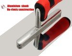 Stainless Steel Pool Trowel 2 PC Set (14" x 4" & 11"x4") Flat Concrete Finishing Trowel Tools Cement Drywall Plastering Masonry Construction Hand Tool