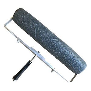 Walttools 18” Travertine Texture Stamp Roller with Bracket for Concrete Flatwork, Overlay, Microtoppings, Large & Small Jobs, Stencils, Countertops - Quick, Easy, Realistic Patterns, User-Friendly