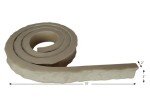 Stone Master Molds Chiseled Edge Concrete Countertop Edge Form Liner 10 feet long by 3 inches wide by 2 inches thick, Recycled Material