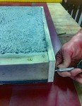 Stone Master Molds Chiseled Edge Concrete Countertop Edge Form Liner 10 feet long by 3 inches wide by 2 inches thick, Recycled Material